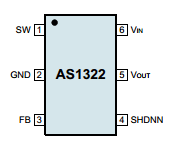 AS1322B Datasheet PDF austriamicrosystems AG