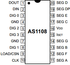 AS1108PL Datasheet PDF austriamicrosystems AG