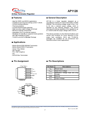 AP1128S Datasheet PDF Anachip Corporation