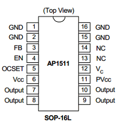 AP1511SA Datasheet PDF Anachip Corporation