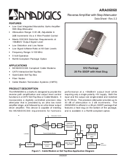 ARA05050 Datasheet PDF ANADIGICS