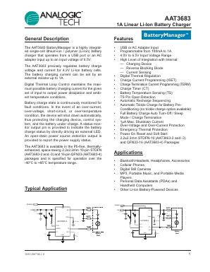 AAT3683IOQ-4.2-3-T1 Datasheet PDF Analog Technology Inc