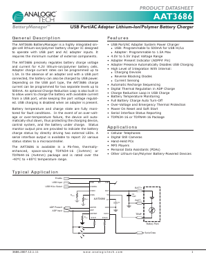 AAT3686IRN-4.2-T1 Datasheet PDF Analog Technology Inc