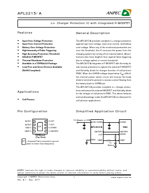 APL3215 Datasheet PDF Anpec Electronics