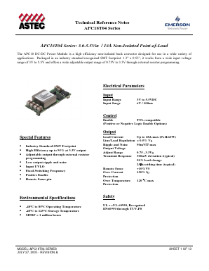 APC18T04 Datasheet PDF Astec Semiconductor => Silicon Link