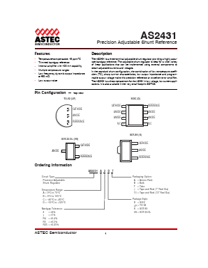 AS2431B1SA Datasheet PDF Astec Semiconductor => Silicon Link