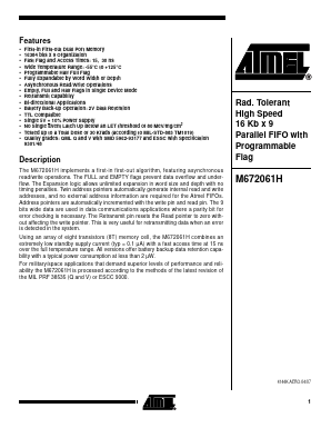 5962-9317710VNC Datasheet PDF Atmel Corporation