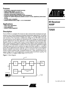 T2525N233 Datasheet PDF Atmel Corporation