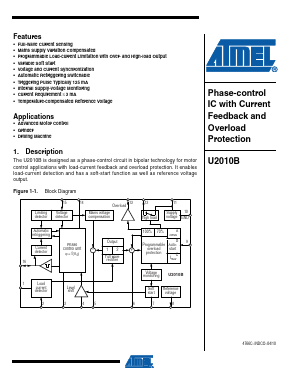 U2010B-MFPG3Y Datasheet PDF Atmel Corporation