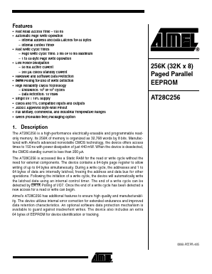 AT28C256F-15UM Datasheet PDF Atmel Corporation