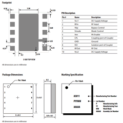 ACPM-5011-BLK Datasheet PDF Avago Technologies