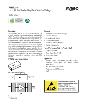 VMMK-2503-TR1G Datasheet PDF Avago Technologies