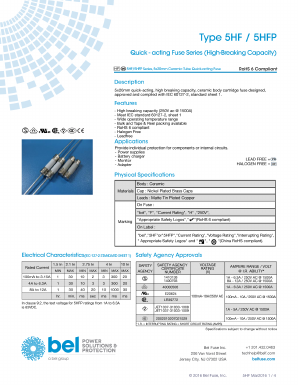 5HF12-R Datasheet PDF Bel Fuse Inc.