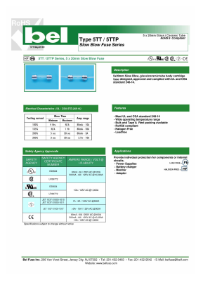 5TT1.6-R Datasheet PDF Bel Fuse Inc.