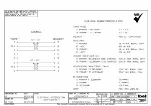 S553-6500-E6-F Datasheet PDF Bel Fuse Inc.