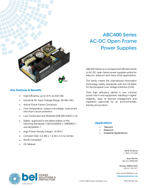 ABC400 Datasheet PDF Bel Fuse Inc.