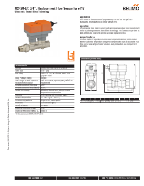 M2415-EP Datasheet PDF BELIMO AIRCONTROLS (USA), INC