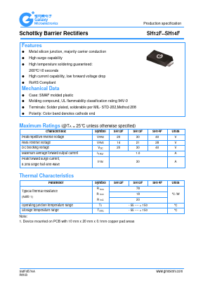 SH13F Datasheet PDF Galaxy Semi-Conductor