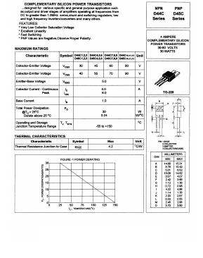 D45C9 Datasheet PDF Boca Semiconductor