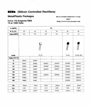 2N3004 Datasheet PDF Boca Semiconductor