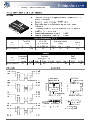 24HST1041A-3-LF Datasheet PDF Bothhand USA, LP.