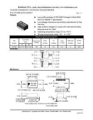 TS140B Datasheet PDF Bothhand USA, LP.