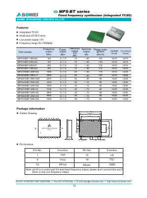 MPS-BT Datasheet PDF BOWEI Integrated Circuits CO.,LTD.