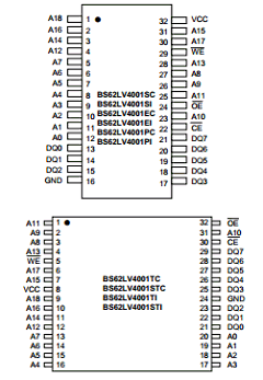 BS62LV4001EI--70 Datasheet PDF Brilliance Semiconductor