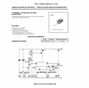 LM79L12 Datasheet PDF Boca Semiconductor