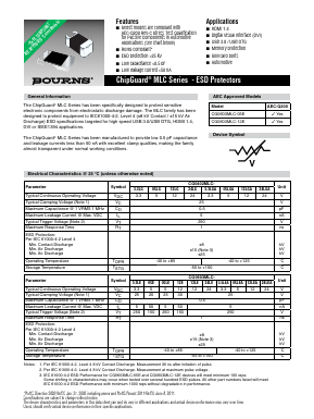 CG0603MLC-05E Datasheet PDF Bourns, Inc