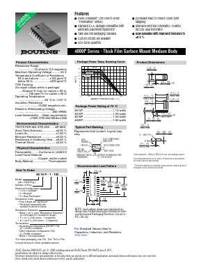 4820P-3 Datasheet PDF Bourns, Inc