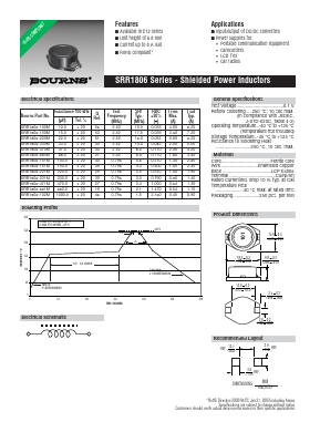 SRR1806-102M Datasheet PDF Bourns, Inc