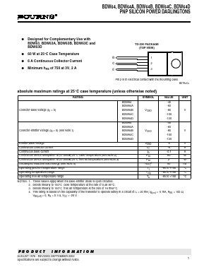 BDW64C Datasheet PDF Bourns, Inc