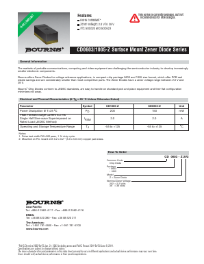 CD0603-Z33 Datasheet PDF Bourns, Inc