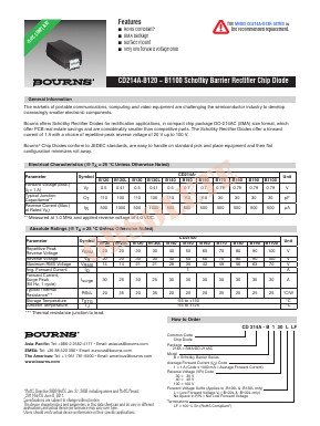 CD214A-B1100LLF Datasheet PDF Bourns, Inc