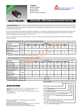 CD214A-B240LL Datasheet PDF Bourns, Inc