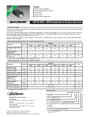 CD214A-B240 Datasheet PDF Bourns, Inc