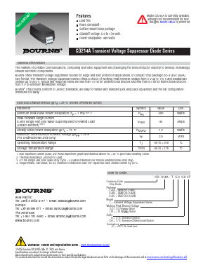CD214A-T17CALF Datasheet PDF Bourns, Inc