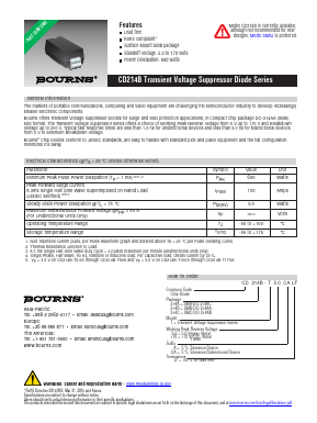 CD214B-T18CALF Datasheet PDF Bourns, Inc