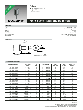 FSR1013-223KL Datasheet PDF Bourns, Inc