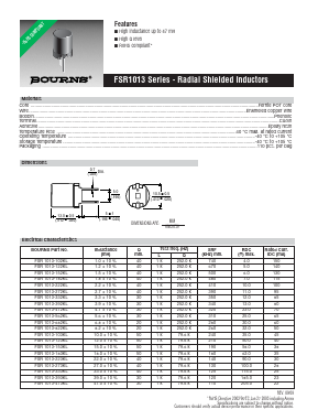 FSR1013-393KL Datasheet PDF Bourns, Inc