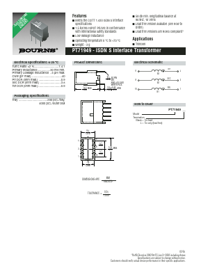 PT71949 Datasheet PDF Bourns, Inc