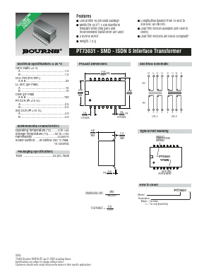 PT73031L Datasheet PDF Bourns, Inc