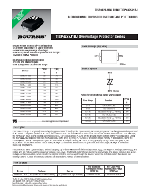 TISP4070J1 Datasheet PDF Bourns, Inc