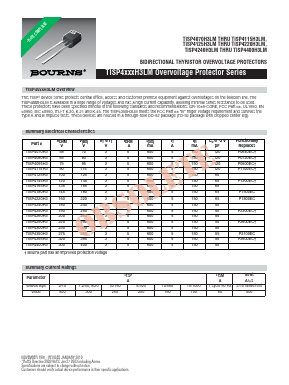 TISP4070H3LM Datasheet PDF Bourns, Inc