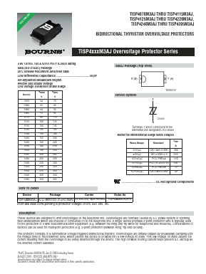 TISP4350M3AJR Datasheet PDF Bourns, Inc