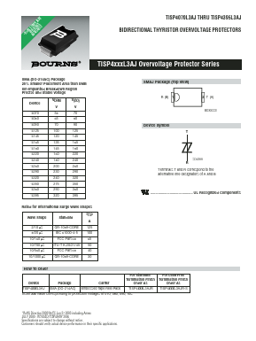 TISP4070L3AJR-S Datasheet PDF Bourns, Inc