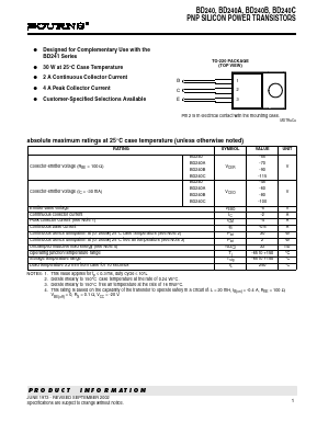 BD240C Datasheet PDF Bourns, Inc