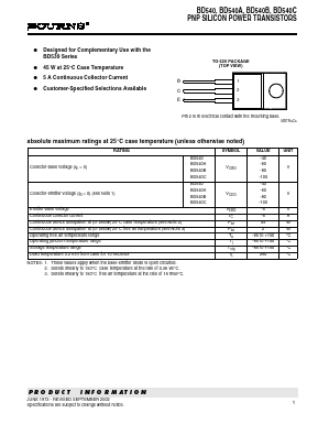 BD540B Datasheet PDF Bourns, Inc