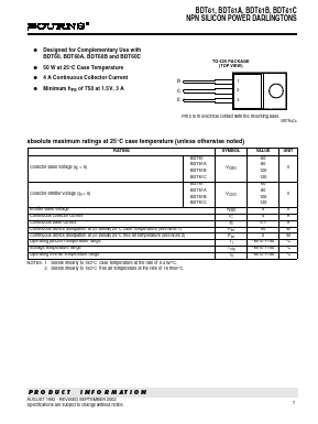 BDT61B Datasheet PDF Bourns, Inc